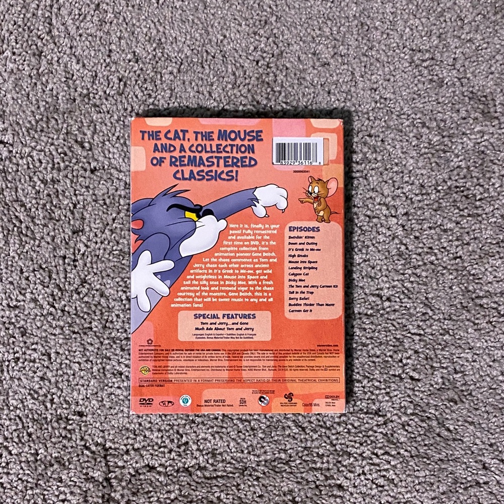 Warner Bros. Tom and Jerry The Gene Deitch Collection DVD - Blue and Red - Picture 2 of 3